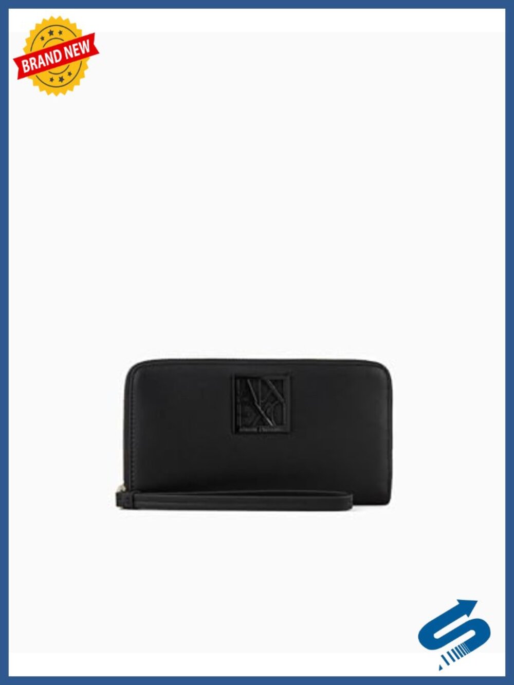 Zip Around Wallet Wristlet with Wrist Strap
